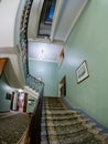 Interior decorative staircase in Metropol hotel in Moscow, Russia